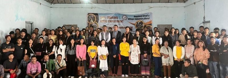 Closing ceremony cum certificate award programme marked the conclusion of three-day skills training programme in Longkhim town, Tuensang on August 11 last. (DIPR Photo)